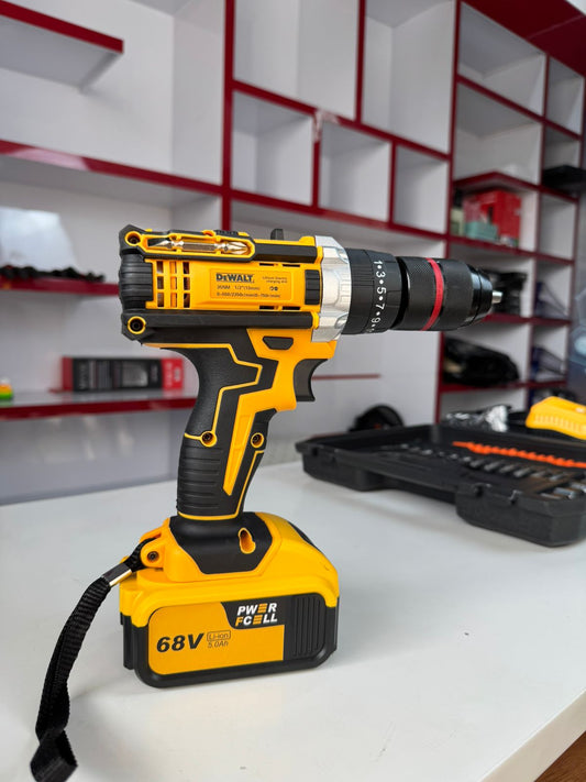 Taladro  DEWALT 68 Voltios -Inalámbrico con MALETIN DE ACCESORIOS
