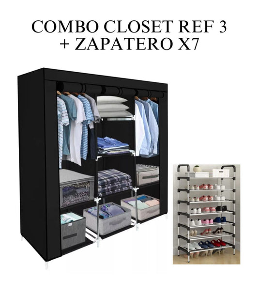 Mega Combo Closet Y Zapatero