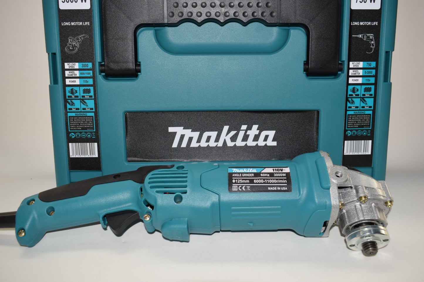 Combo Taladro percutor y Pulidora MAKITA con Maletín