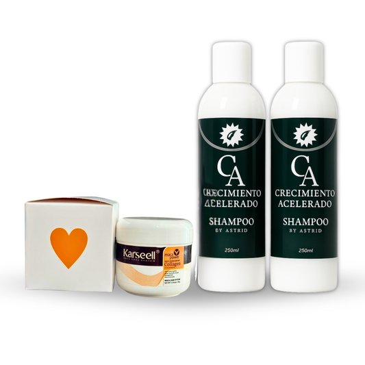 Kit de Crecimiento y Reparación Capilar- 2 Crecimiento Acelerado y 1 Karsell