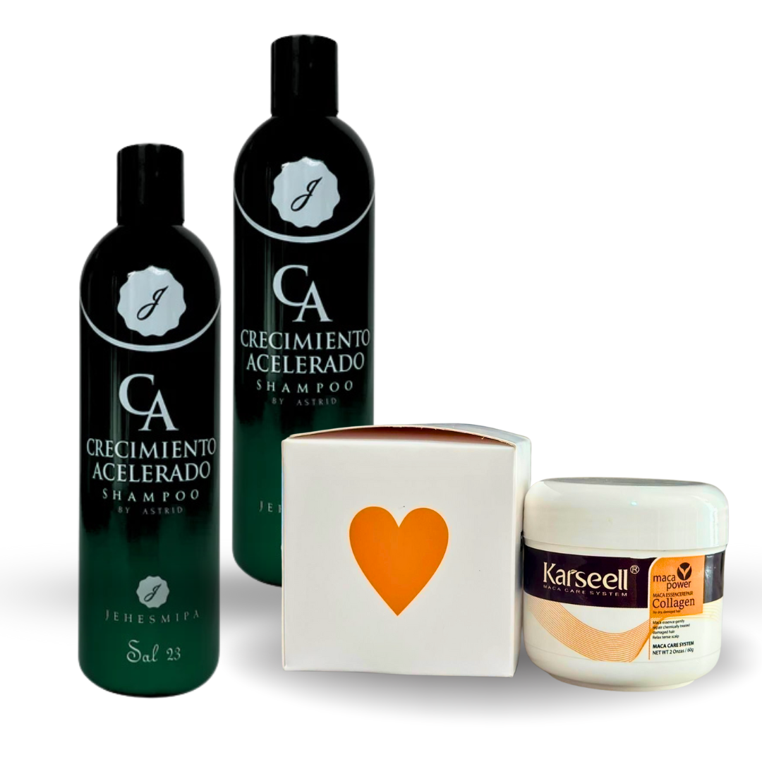 Kit de Crecimiento y Reparación Capilar- 2 Crecimiento Acelerado y 1 Karsell
